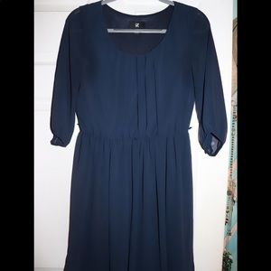 Navy blue dress